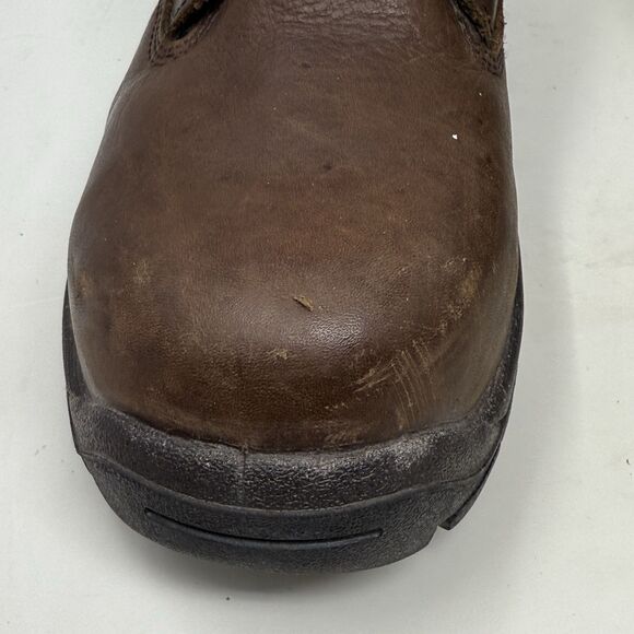HOSS Hudson Composite Toe Work Boots Mens 9 Brown Leather Insulated Waterproof - Picture 7 of 16